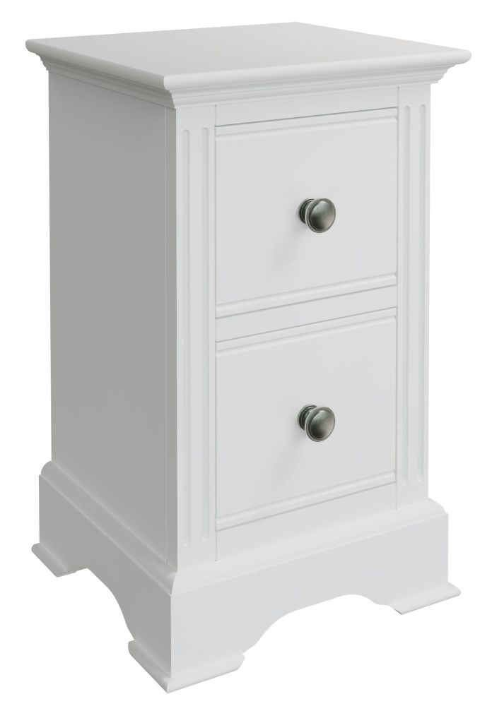 Product photograph of Ashby Painted 2 Drawer Bedside Cabinet from Choice Furniture Superstore.