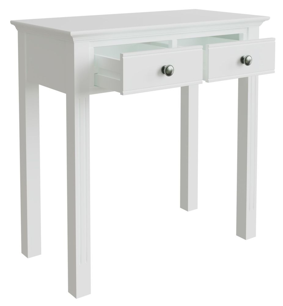 Product photograph of Ashby Painted 2 Drawer Dressing Table from Choice Furniture Superstore.