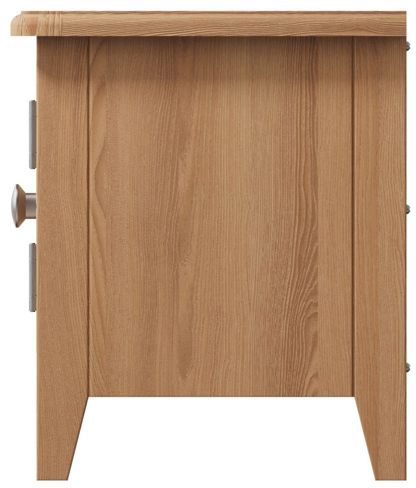 Product photograph of Eva Light Oak 1 Door Tv Unit from Choice Furniture Superstore.