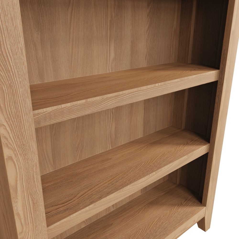 Product photograph of Eva Light Oak Bookcase from Choice Furniture Superstore.