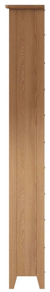 Product photograph of Eva Light Oak Tall Bookcase from Choice Furniture Superstore.
