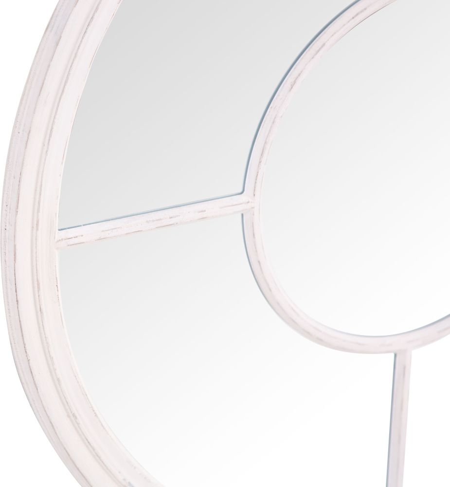 Product photograph of Round Window Mirror - Dia 100cm from Choice Furniture Superstore.