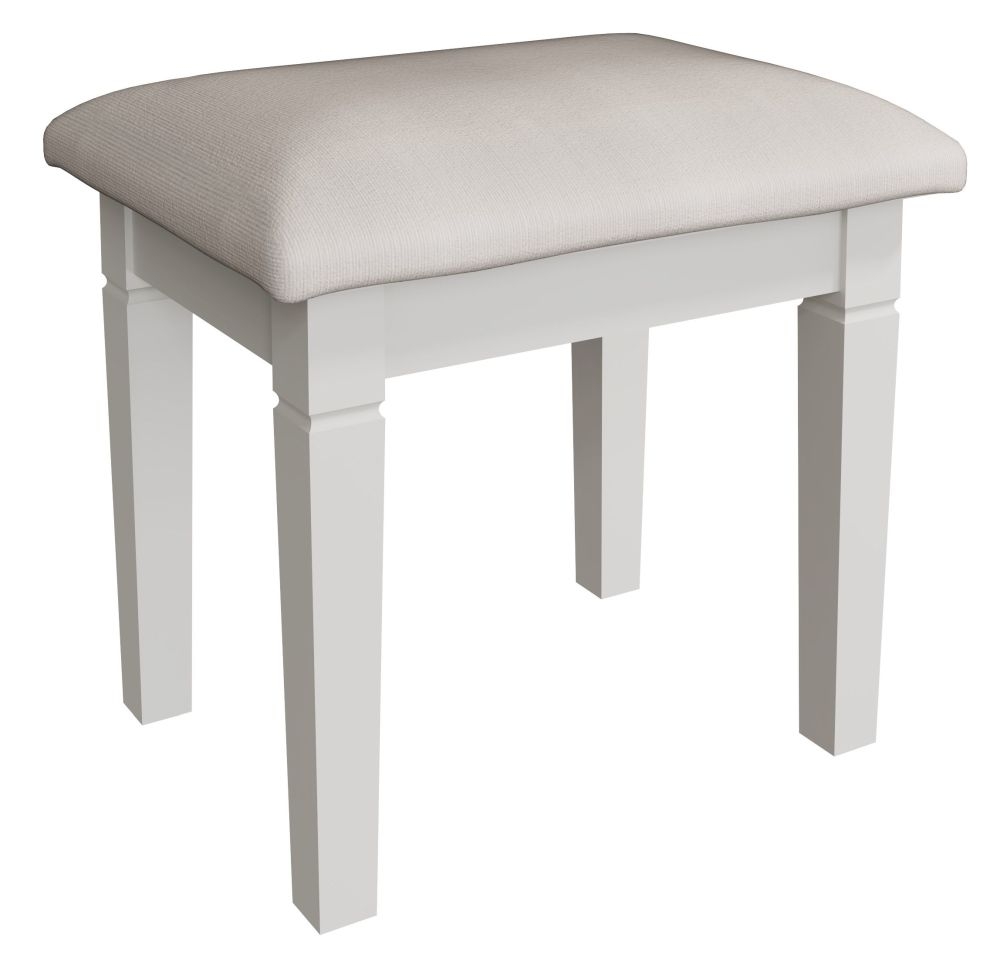 Product photograph of Chantilly Painted Bedroom Stool from Choice Furniture Superstore.