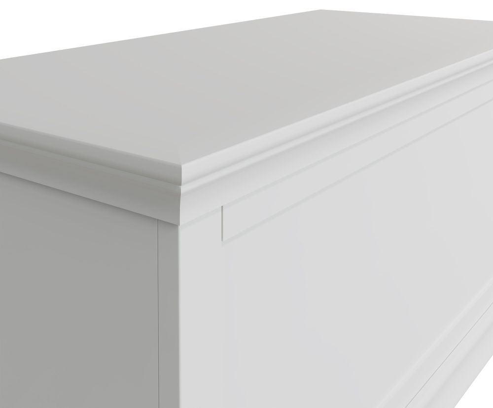 Product photograph of Chantilly Painted Blanket Box from Choice Furniture Superstore.