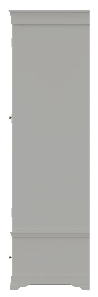 Product photograph of Chantilly Painted 3 Door 3 Drawer Wardrobe from Choice Furniture Superstore.