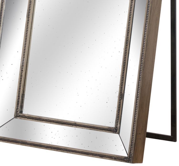 Product photograph of Augustus Antique Metallic Cheval Mirror - 62cm X 180cm from Choice Furniture Superstore.