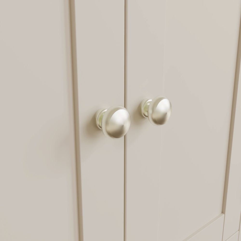 Product photograph of Portland Oak And Dove Grey Painted 2 Door Sideboard from Choice Furniture Superstore.