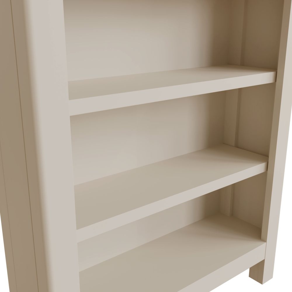 Product photograph of Portland Oak And Dove Grey Painted Bookcase from Choice Furniture Superstore.