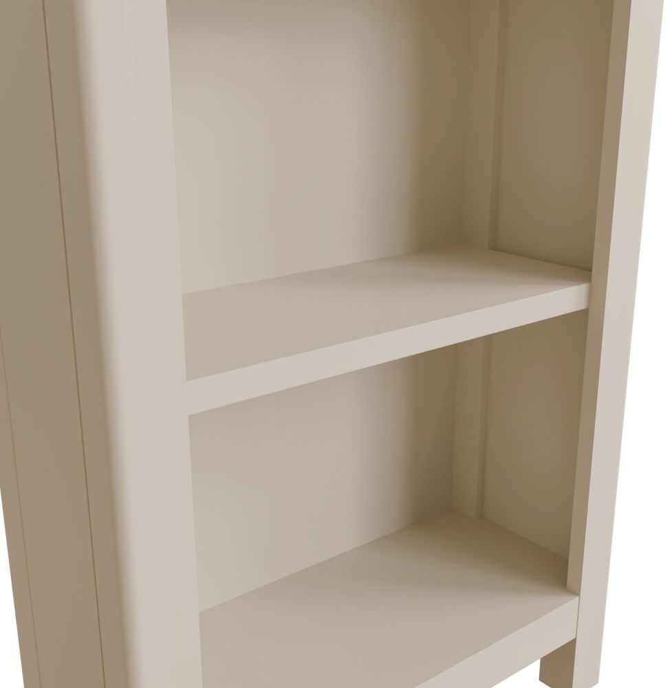 Product photograph of Portland Oak And Dove Grey Painted Tall Bookcase from Choice Furniture Superstore.