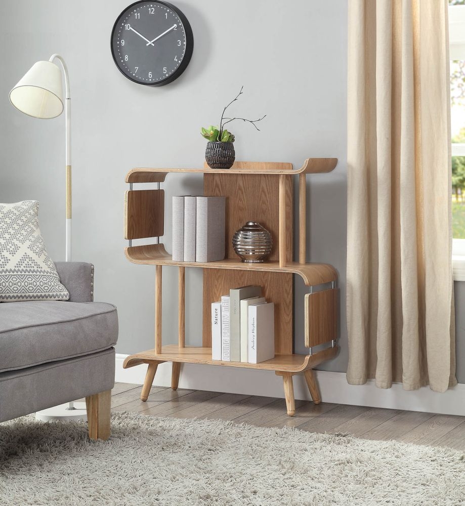 Product photograph of Jual San Francisco Ash Short Bookcase - Pc611 from Choice Furniture Superstore.