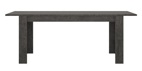 Product photograph of Zingaro Slate Grey 6 Seater Dining Table from Choice Furniture Superstore.