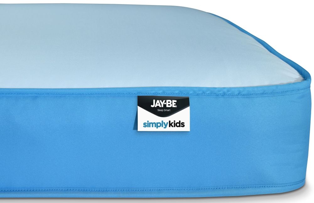 Product photograph of Jay-be Simply Kids Waterproof Sprung Mattress from Choice Furniture Superstore.