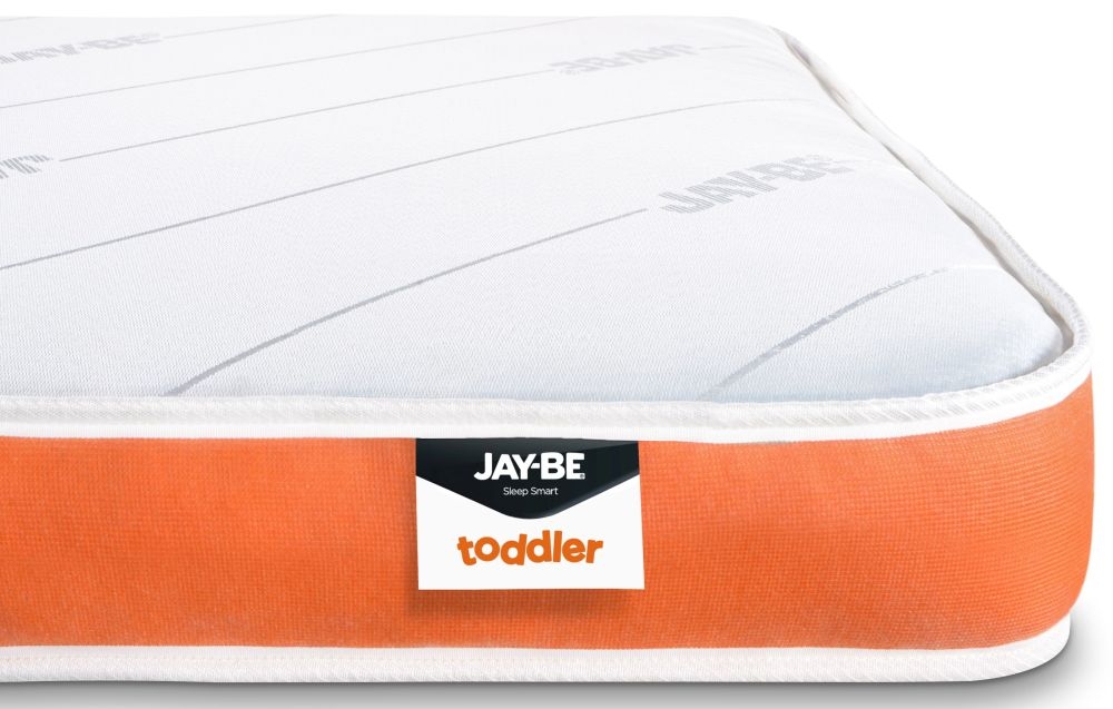 Product photograph of Jay-be Toddler Kids Foam Free Sprung Mattress from Choice Furniture Superstore.