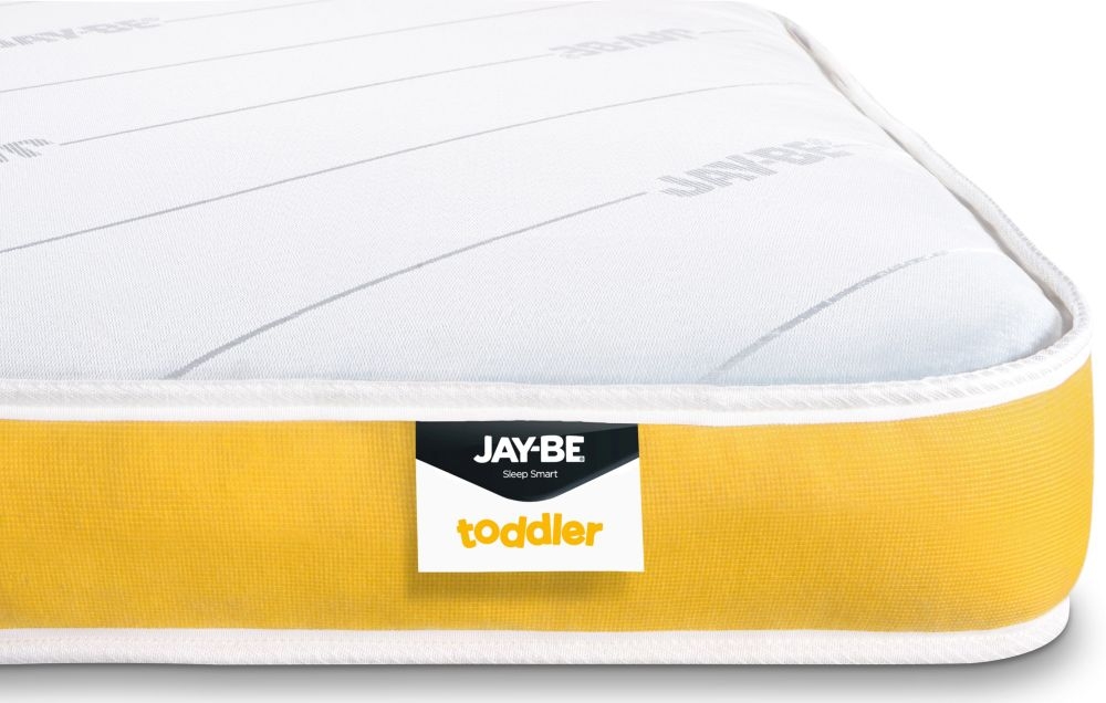 Product photograph of Jay-be Toddler Kids Anti-allergy Pocket Sprung Mattress from Choice Furniture Superstore.