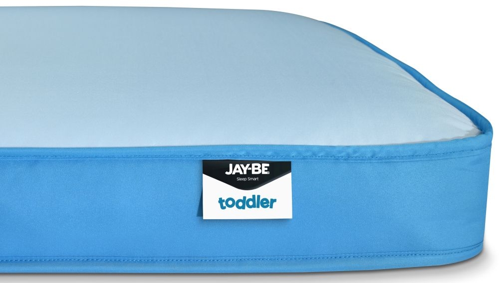 Product photograph of Jay-be Toddler Kids Waterproof Sprung Mattress from Choice Furniture Superstore.