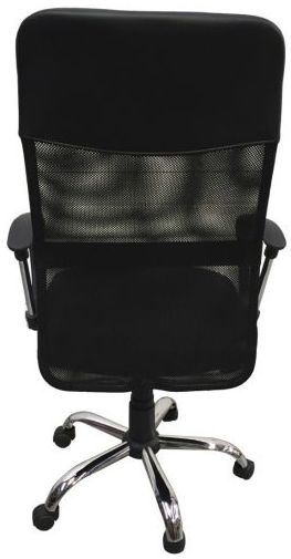 Product photograph of Alphason Orlando Black Mesh Fabric Office Chair from Choice Furniture Superstore.