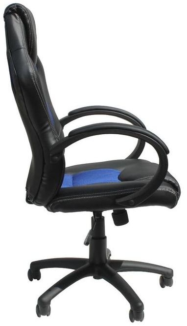 Product photograph of Alphason Daytona Faux Leather Office Chair - Black And Blue Aoc5006blu from Choice Furniture Superstore.