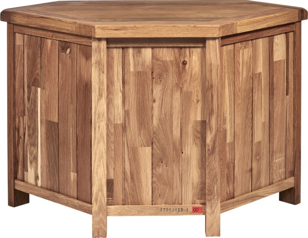 Product photograph of Kent Oak Large Corner Tv Unit from Choice Furniture Superstore.