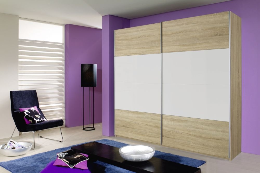 Product photograph of Rauch Quadra Decor Sliding Wardrobe - Variation Available from Choice Furniture Superstore.