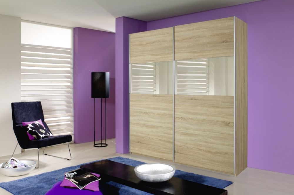 Product photograph of Rauch Quadra Mirror Sliding Wardrobe - Variation Available from Choice Furniture Superstore.