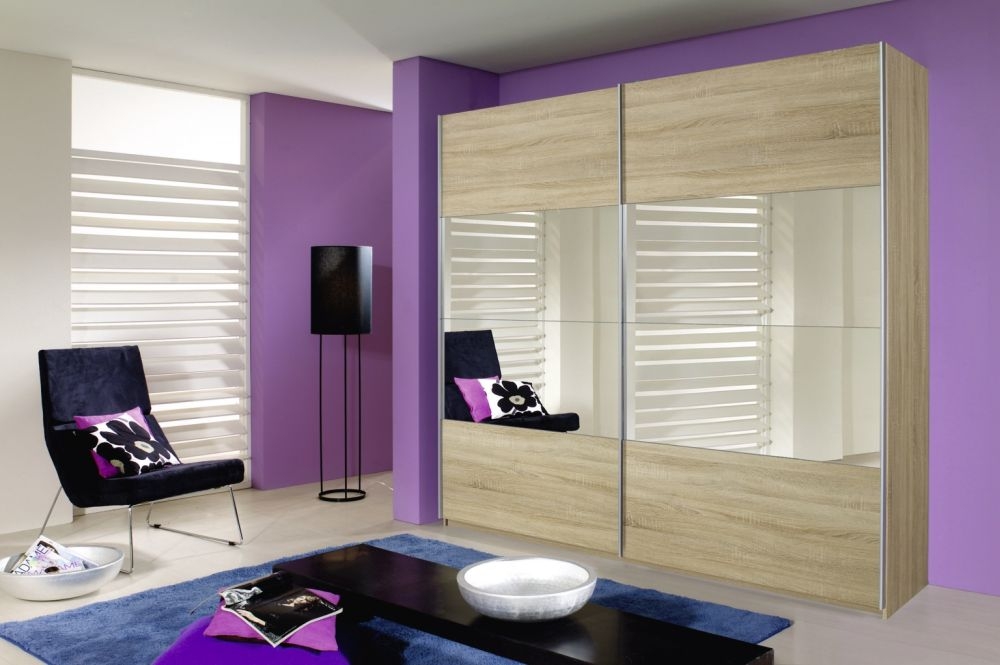 Product photograph of Rauch Quadra Mirror Sliding Wardrobe - Variation Available from Choice Furniture Superstore.