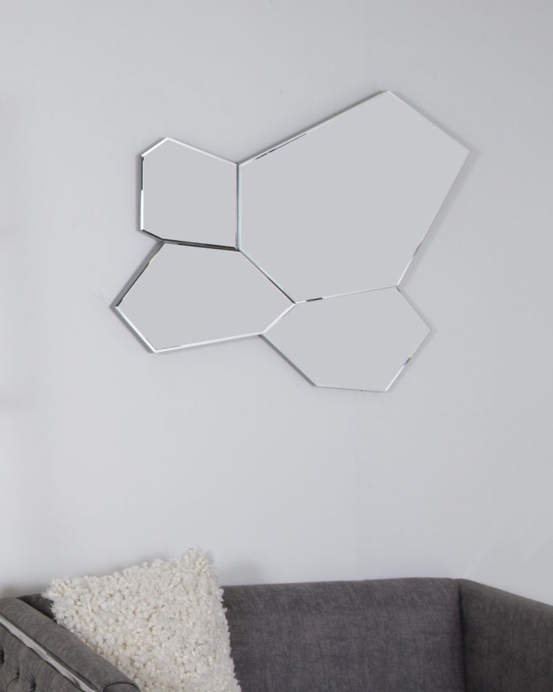 Product photograph of Value Art Deco Wall Mirror - 83cm X 100cm Set Of 2 from Choice Furniture Superstore.