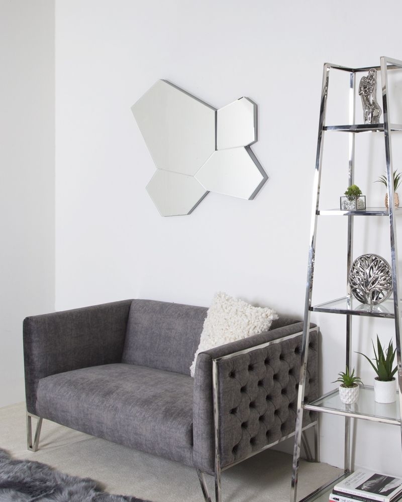 Product photograph of Value Art Deco Wall Mirror - 83cm X 100cm Set Of 2 from Choice Furniture Superstore.