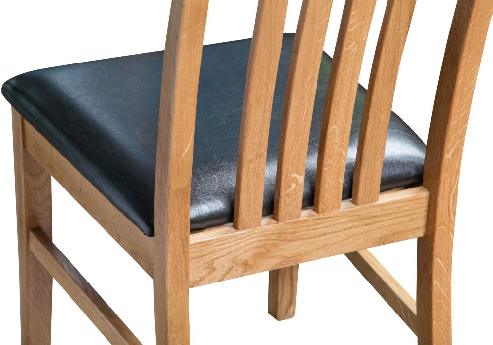 Product photograph of Fairford Oak Graham Dining Chair Sold In Pairs from Choice Furniture Superstore.