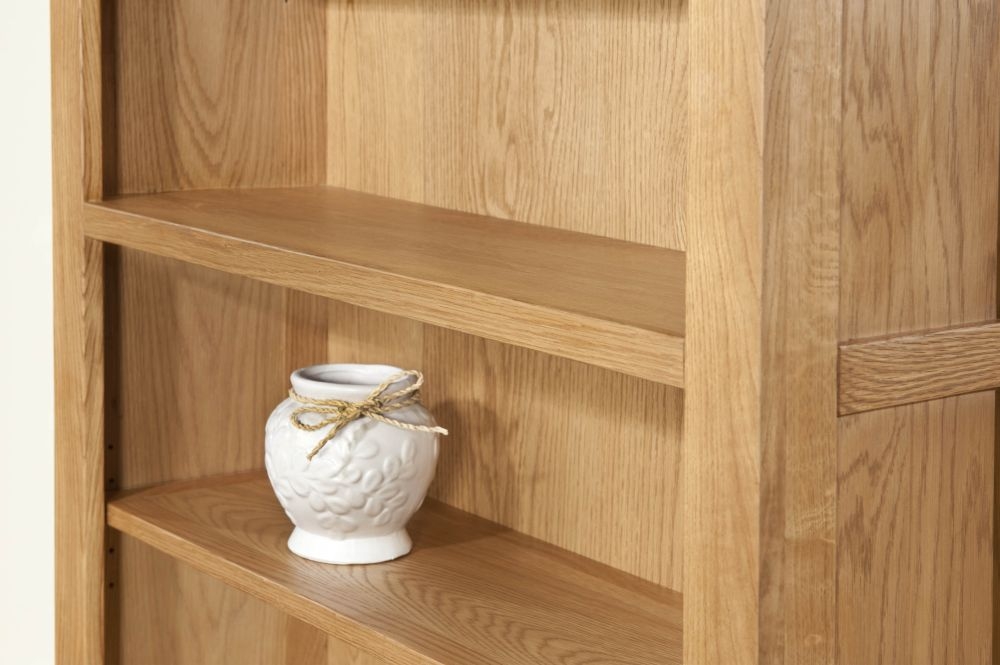 Product photograph of Dorset Oak Tall Bookcase from Choice Furniture Superstore.