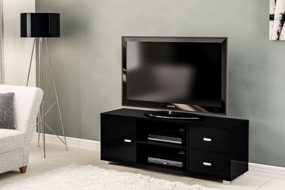 Product photograph of Birlea Covent Black Tv Unit from Choice Furniture Superstore.