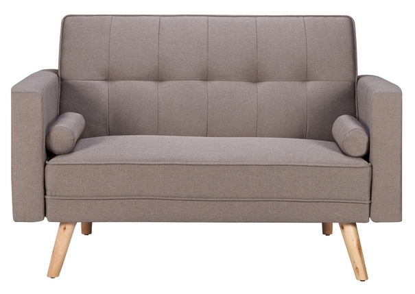 Product photograph of Ethan Grey Fabric 2 Seater Sofa Bed from Choice Furniture Superstore.