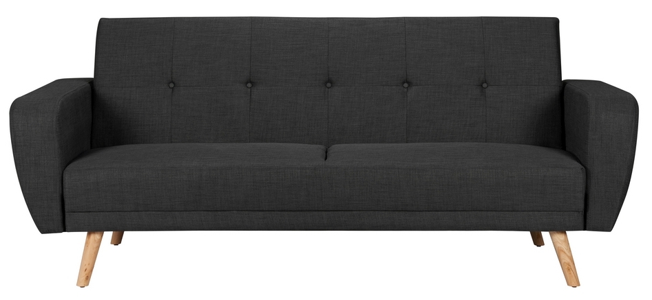 Product photograph of Farrow Grey Fabric 3 Seater Sofa Bed from Choice Furniture Superstore.