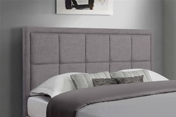 Product photograph of Hannover Grey Fabric Bed from Choice Furniture Superstore.