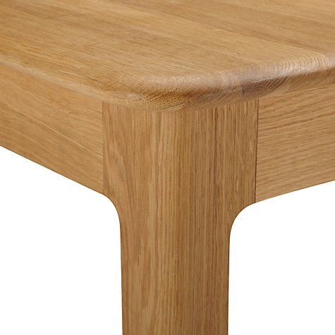 Product photograph of Hudson Oak 6 Seater Extending Dining Table from Choice Furniture Superstore.