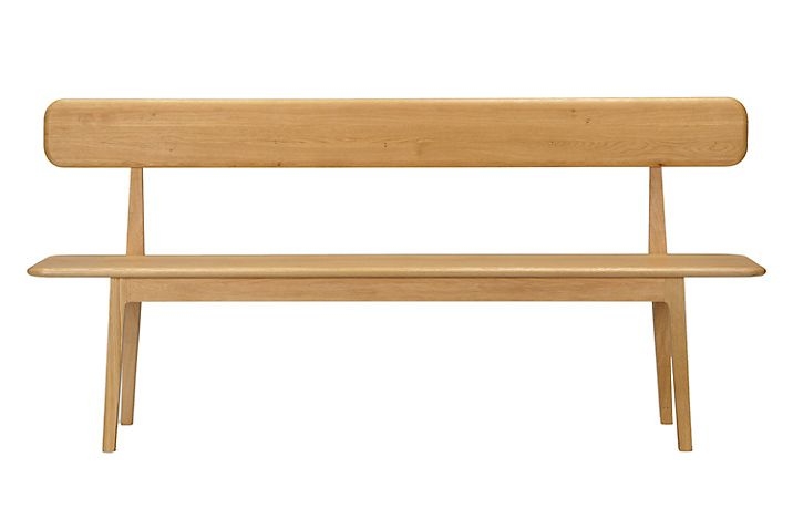 Product photograph of Hudson Oak Large Bench from Choice Furniture Superstore.