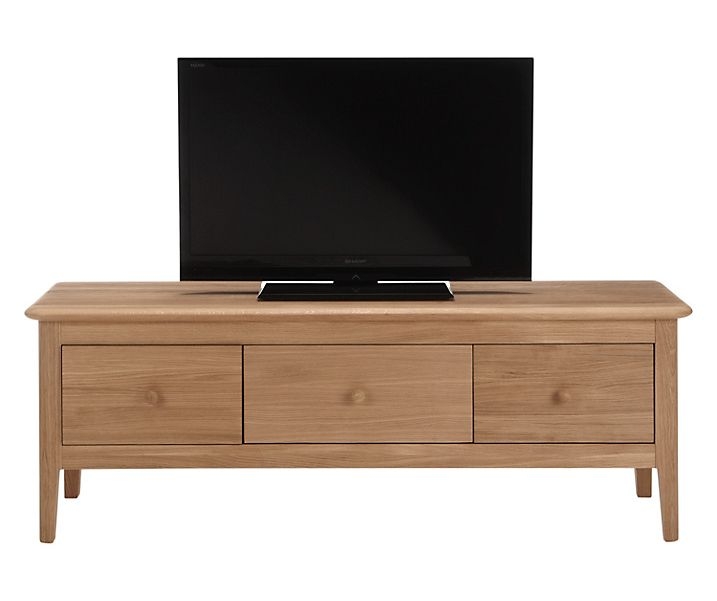 Product photograph of Modena Oak Tv Stand from Choice Furniture Superstore.