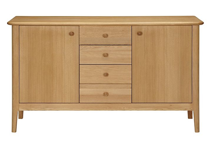 Product photograph of Hudson Oak Sideboard from Choice Furniture Superstore.