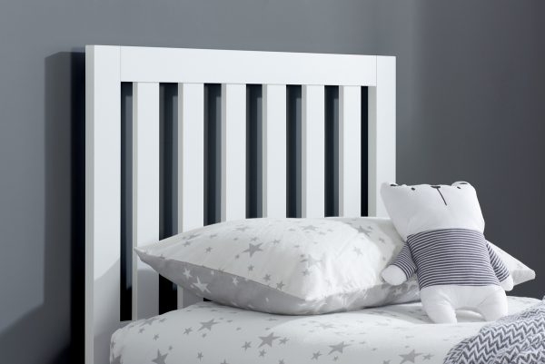 Product photograph of Appleby White Bed from Choice Furniture Superstore.