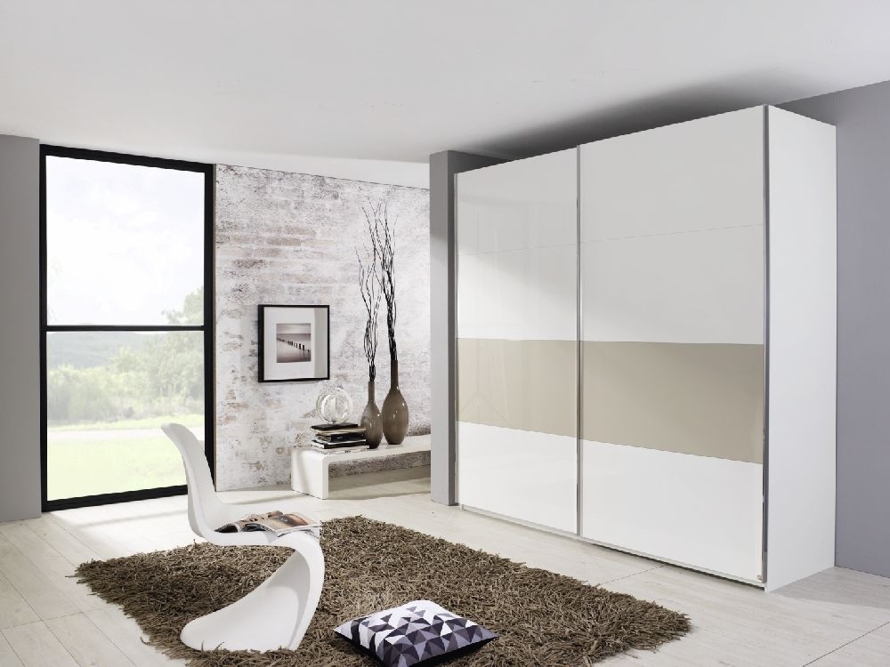 Product photograph of Rauch Xtend Sliding Wardrobe With Line 3 - Variation Available from Choice Furniture Superstore.