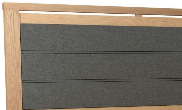 Product photograph of Fusion Oak Bed - Sizes Available from Choice Furniture Superstore.