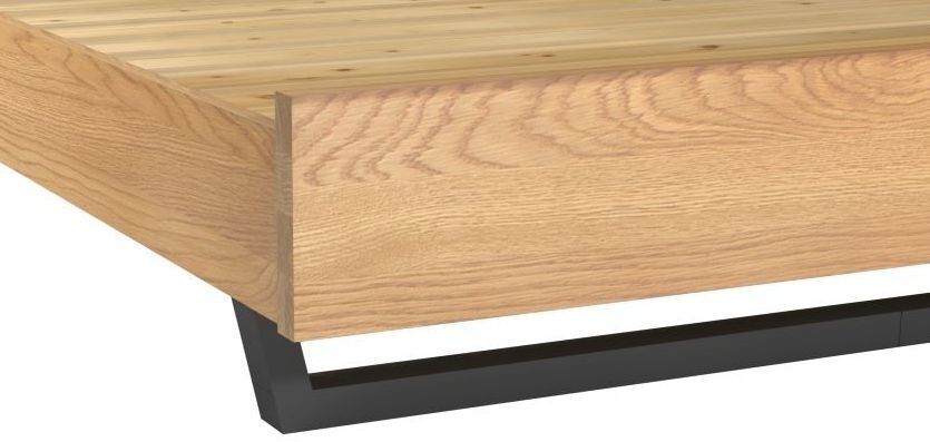 Product photograph of Fusion Oak Bed - Sizes Available from Choice Furniture Superstore.