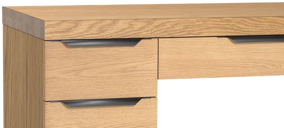 Product photograph of Fusion Oak Dressing Table from Choice Furniture Superstore.