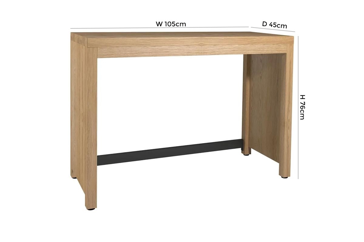 Product photograph of Fusion Oak Desk from Choice Furniture Superstore.