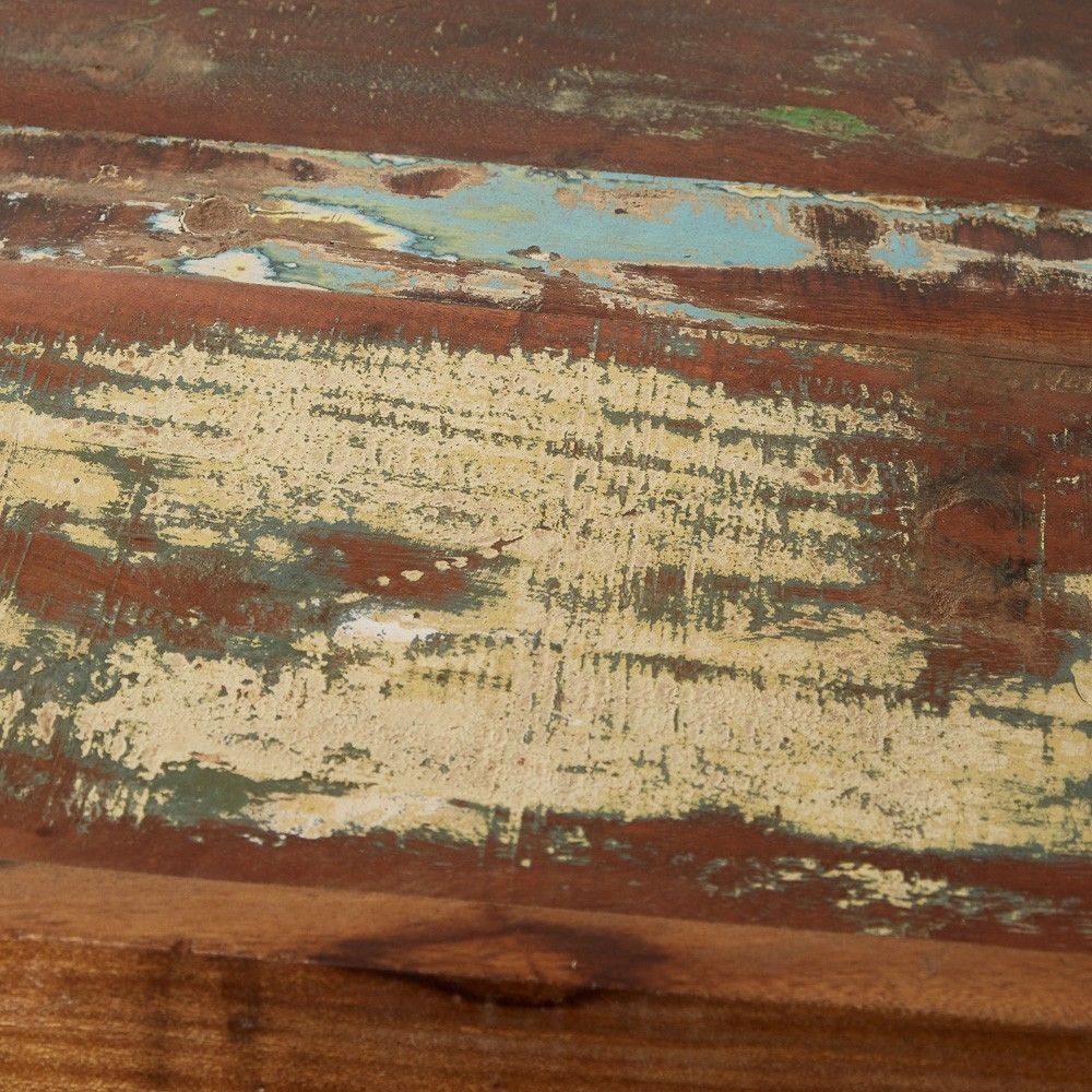 Product photograph of Coastal Brown Reclaimed Wood 4 Drawer Chest from Choice Furniture Superstore.