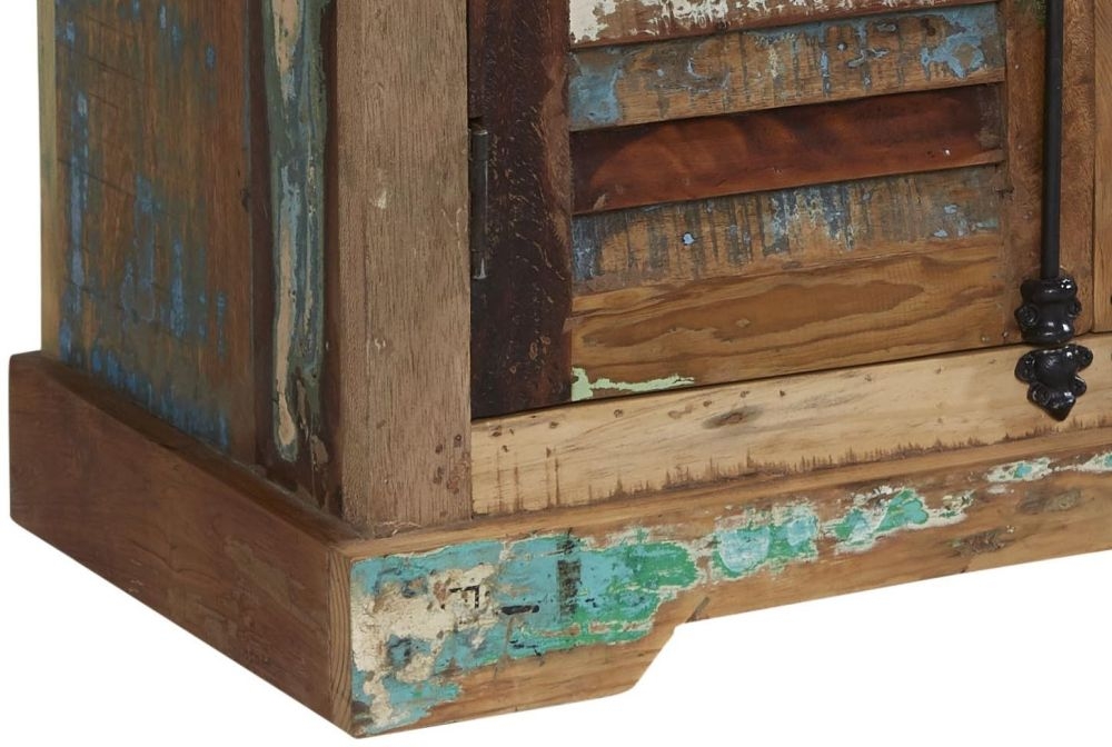 Product photograph of Reclaimed Wood Small 2 Door Sideboard from Choice Furniture Superstore.