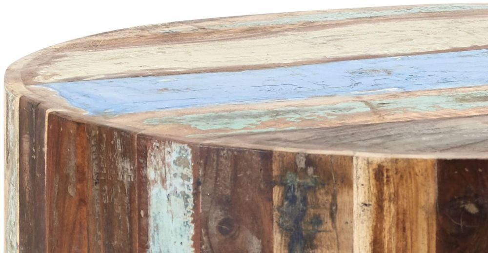 Product photograph of Reclaimed Wood Round Coffee Table from Choice Furniture Superstore.