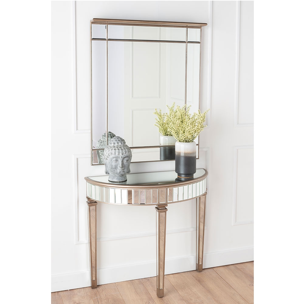 Product photograph of Antoinette Rectangular Wall Mirror - 80cm X 100cm from Choice Furniture Superstore.