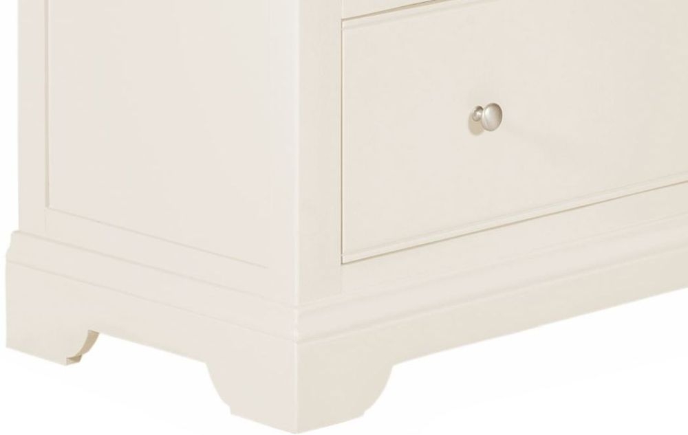 Product photograph of Lily White Painted 2 Over 2 Drawer Chest from Choice Furniture Superstore.