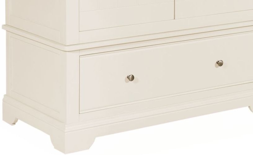 Product photograph of Lily White Painted Gents Wardrobe from Choice Furniture Superstore.