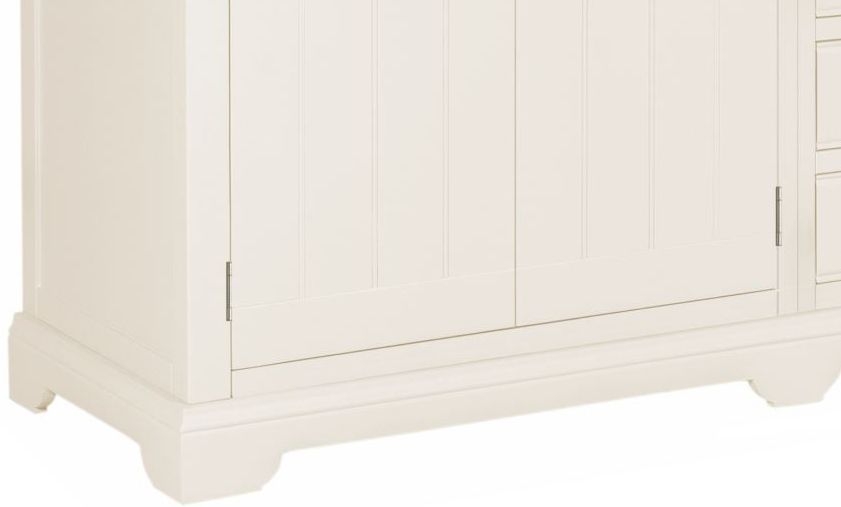 Product photograph of Lily White Painted 4 Door Wardrobe from Choice Furniture Superstore.